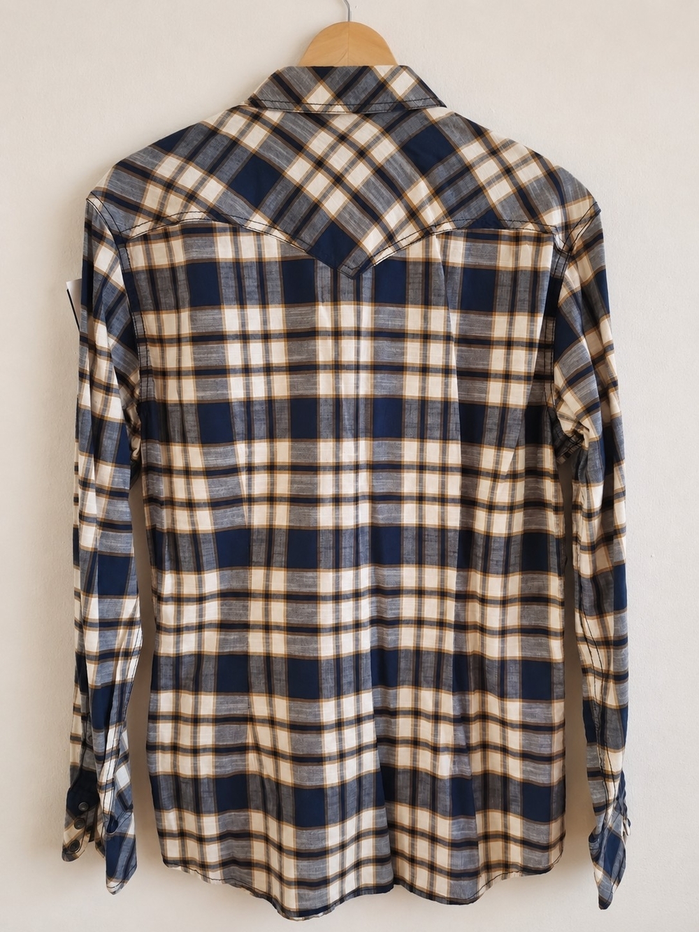 Diesel Co. Plaid Western Snap Shirt Men’s M Regular Fit - Picture 2 of 7